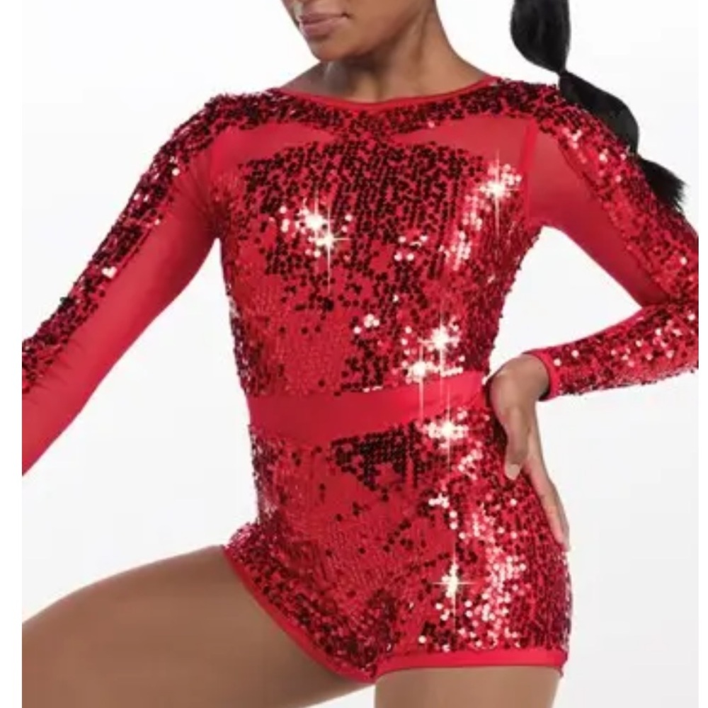 Weissman Love You Like A Love Song Sequin Dance Costume MC